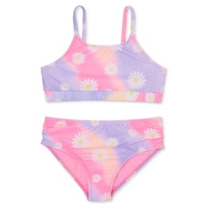 Girls Spaghetti Strap Bikini with UPF 50, 2-Piece, Size: XXL (18) New
